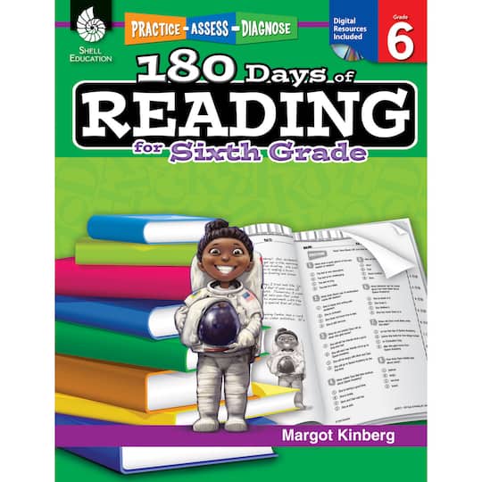 180 Days of Reading Activity Book for Sixth Grade